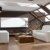 Design Raumteiler Teak-Holz MAZE | Hochwertiger Sichtschutz Holzoptik massiv | Paravent Trennwand für Wohnzimmer Praxis Büro | - 