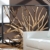 Design Raumteiler Teak-Holz MAZE | Hochwertiger Sichtschutz Holzoptik massiv | Paravent Trennwand für Wohnzimmer Praxis Büro | - 