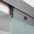 Glas-Schiebetür Schiebetür 880x2035mm - 8mm ESG Sicherheitsglas - Komplettset mit Beschlag, Griffen & Glastür (Kreisförmig satiniert + Quadratgriff) - 