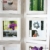 Homestyle4u 3 fach Paravent Raumteiler Holz Trennwand in weiß whitewash Foto Fotowand - 