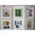 Homestyle4u 3 fach Paravent Raumteiler Holz Trennwand in weiß whitewash Foto Fotowand - 