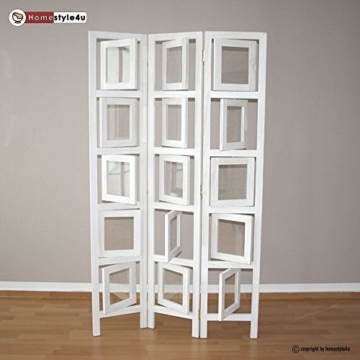 Fotowand Paravent Raumteiler Regal