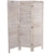 Paravent Raumteiler 170x138x2cm, Shabby-Look, Vintage ~ weiß - 