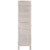 Paravent Raumteiler 170x138x2cm, Shabby-Look, Vintage ~ weiß - 