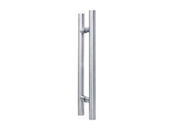 Schiebetür aus Glas mit zwei Scheiben 180x205 cm in ESG-Milchglas Sandstrahl-Verfahren Levidor® EasySlide-System komplett. Laufschiene und Stangengriffen, Schiebetür aus Glas für Innenbereich, in sehr hochwertiger Qualität. Glas & Schienensystem Made in Germany inkl. kompletten Zubehör Glastür, Zimmertür mit Griffstangen geschraubt, Komplettset - 