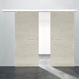 Schiebetür Holz Raumteiler Zimmertür 1700x2035mm 2 flügelig Pinie -