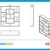VENUS Bücherregal - Standregal - Büroregal - Raumtieler für Wohnzimmer / Büro in modernem Design (Weiß / Nussbaum) - 